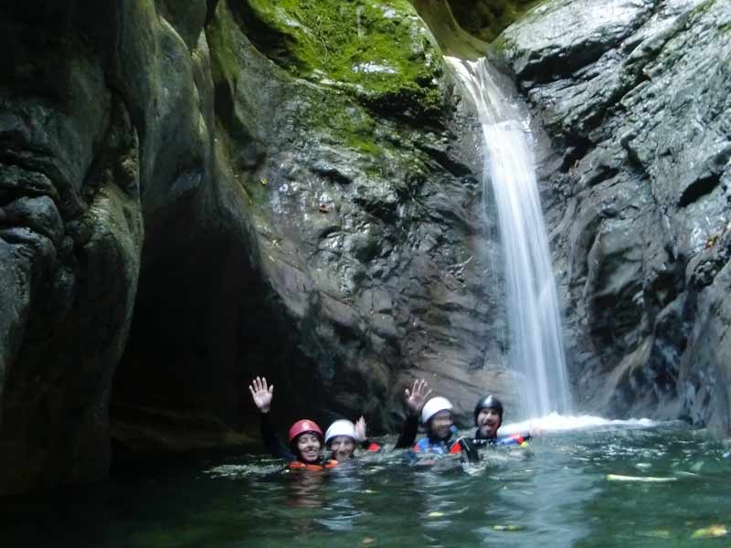 canyoning experience Valperlana